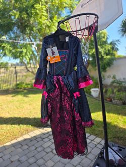 Large girl Halloween witch costum