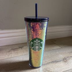 Starbucks 2020 Holiday Purple Sequin Tumbler NWT