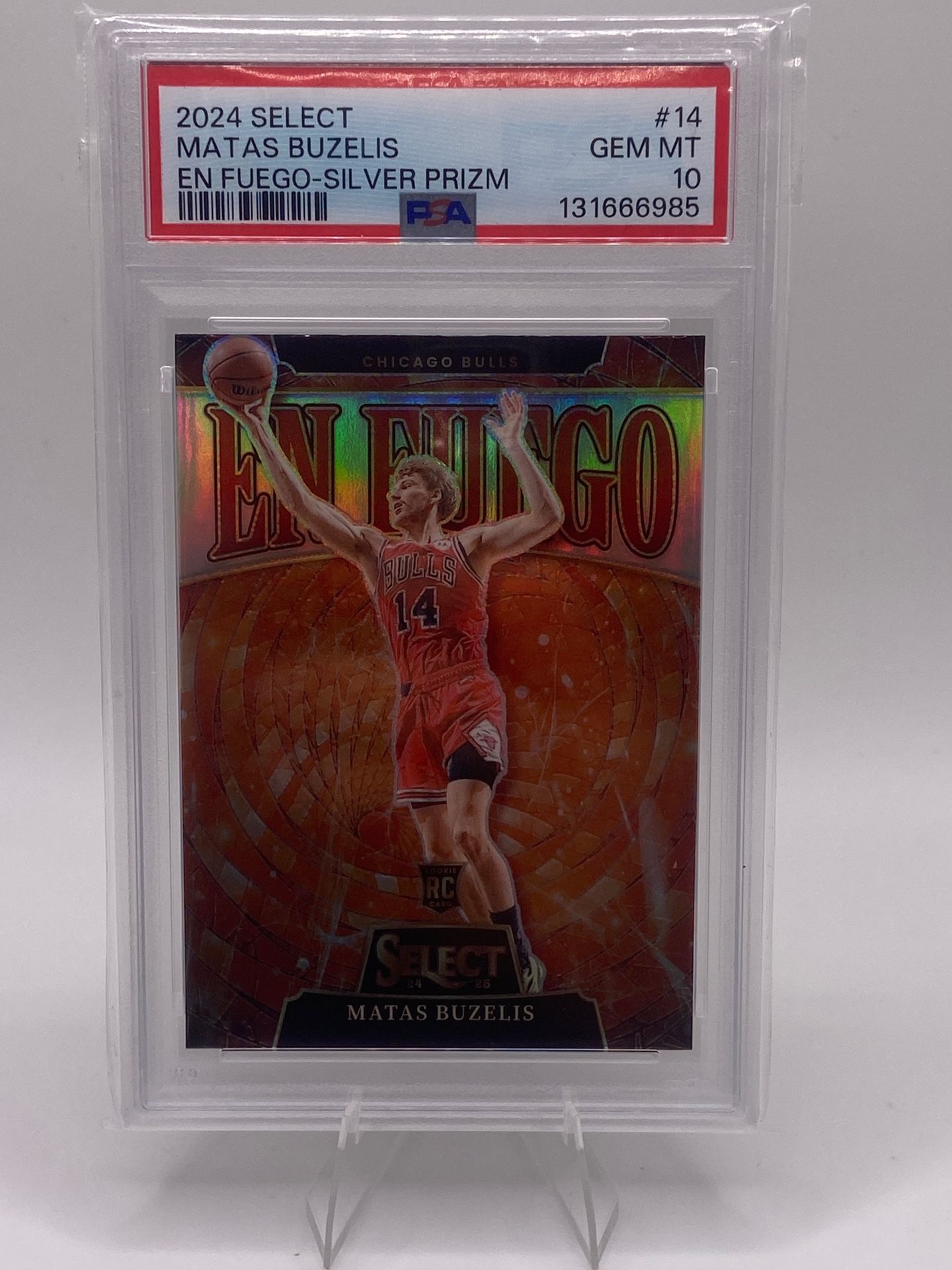 Matas Buzelis En Fuego Silver RC PSA 10 - $120