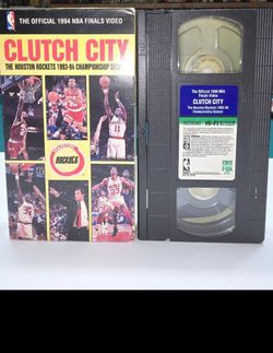 Clutch City Houston Rockets 1(contact info removed) NBA Championship Season VHS Tape