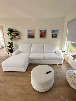 Comfy Couch Sectional Chaise with Left Arm