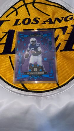 Wild Card Anthony Richardson parallel numbered Card. 3/4