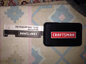 Craftsman drill and drive set