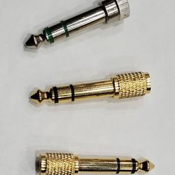 6.35mm (1/4 inch) Male to 3.5mm (1/8 inch) Female Stereo Audio Jack Adapter for Aux Cable, Guitar Amplifier, Headphone