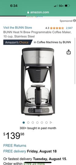 Bunn Heat And Brew Coffee Maker look