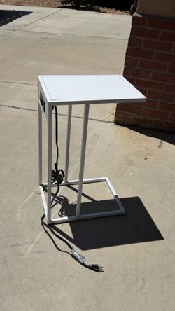 Bedside Table with outlets