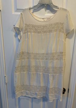 Merona White Lace Shift Dress women’s Size XL - Simi Valley