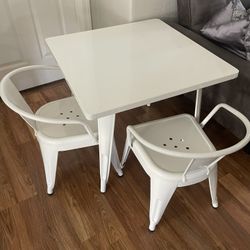 Kids Metal Table And Chairs