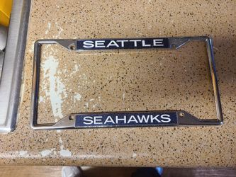 Seattle Seahawks License Plate Frame
