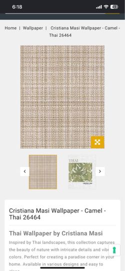 Cristiana Masi Thai 26464 Camel Wallpaper