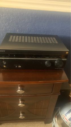 Sony str dh50 4K hd hdr compatible A/V home theater with klipsch speakers