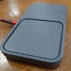 GENUINE Samsung 15W Duo Fast Wireless Charger Pad (ONLY) EP-P5400 Black USED!