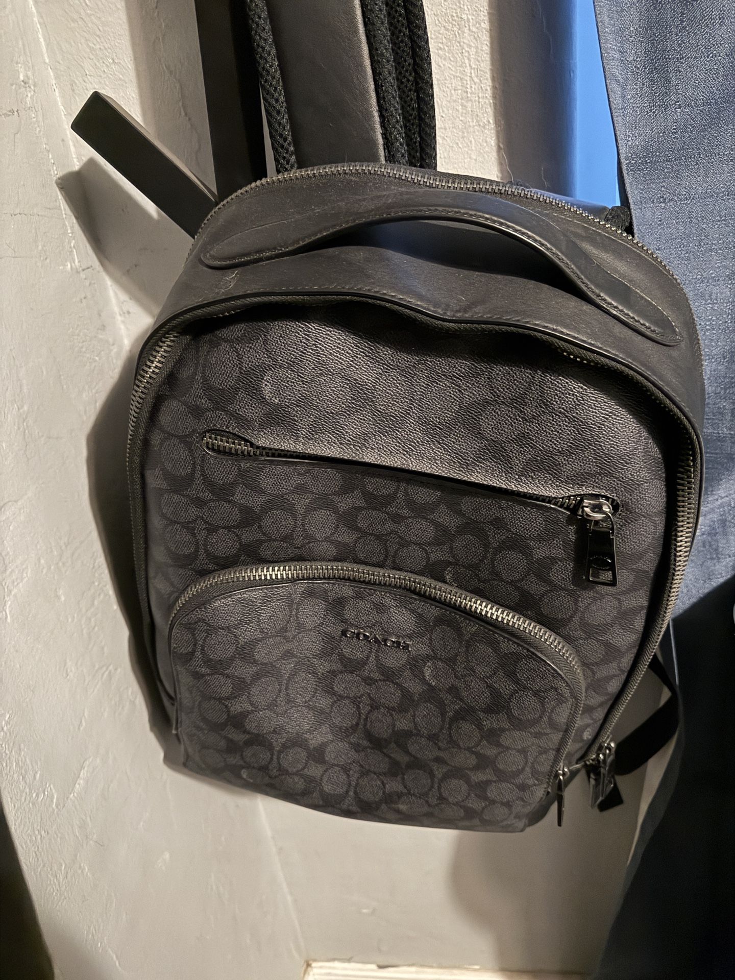 Leather Coach BackPack