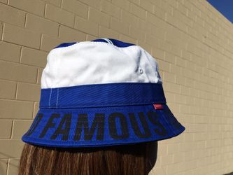Supreme world famous crusher small/medium royal blue fw14 bucket hat