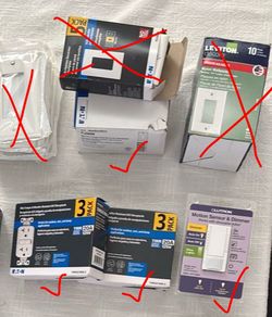 Switches, outlets, covers
