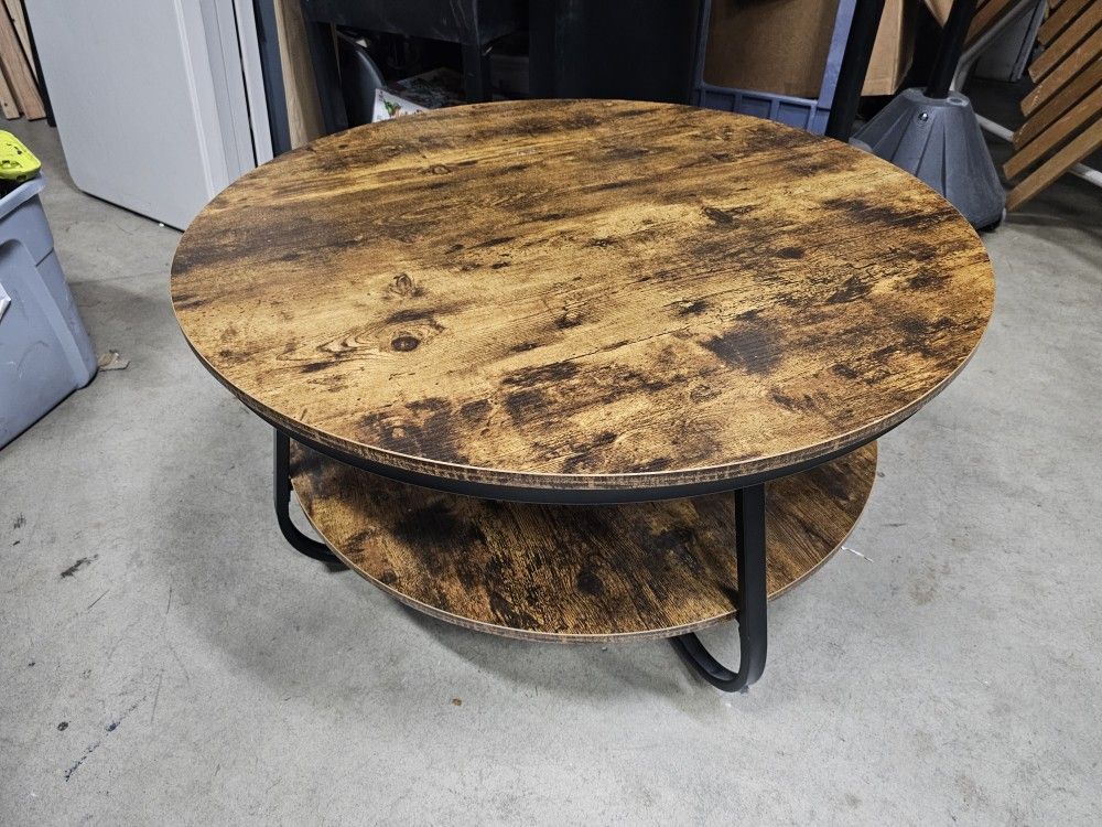 Metal & Wood Coffee Table $40 FIRM