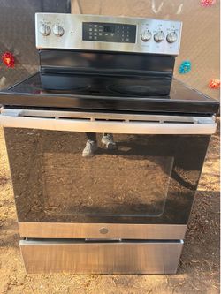 STOVE GE STEEL STAINLESS ELECTRIC EVERTING WORKING DELIVERY AND INSTALLATION AVAILABLE