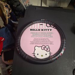 Brand New Hello Kitty Character Print Steering Wheel Cover - Fits 14.5-15" Diameters