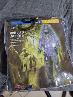 Fun World Complete Zombie Halloween Costume Boy L 10-12