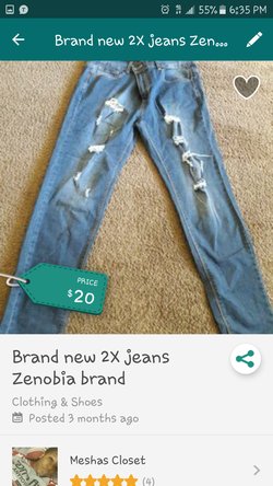 Size 2x brand new $20