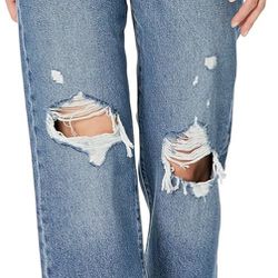 Levi's Women's Ribcage Straight Ankle Jeans, size 32x27