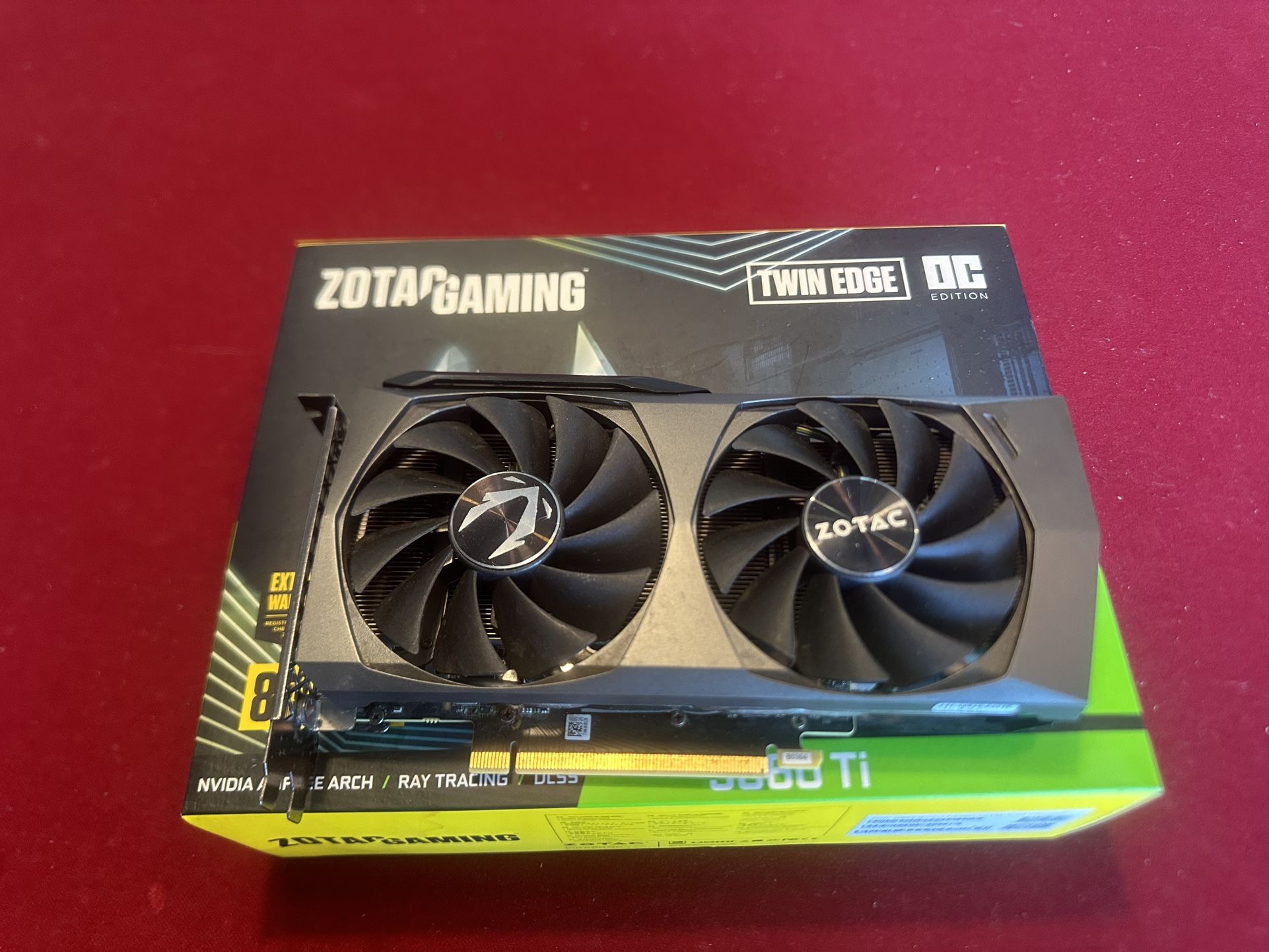 Nvidea GTX 3060 TI Brand Zotag