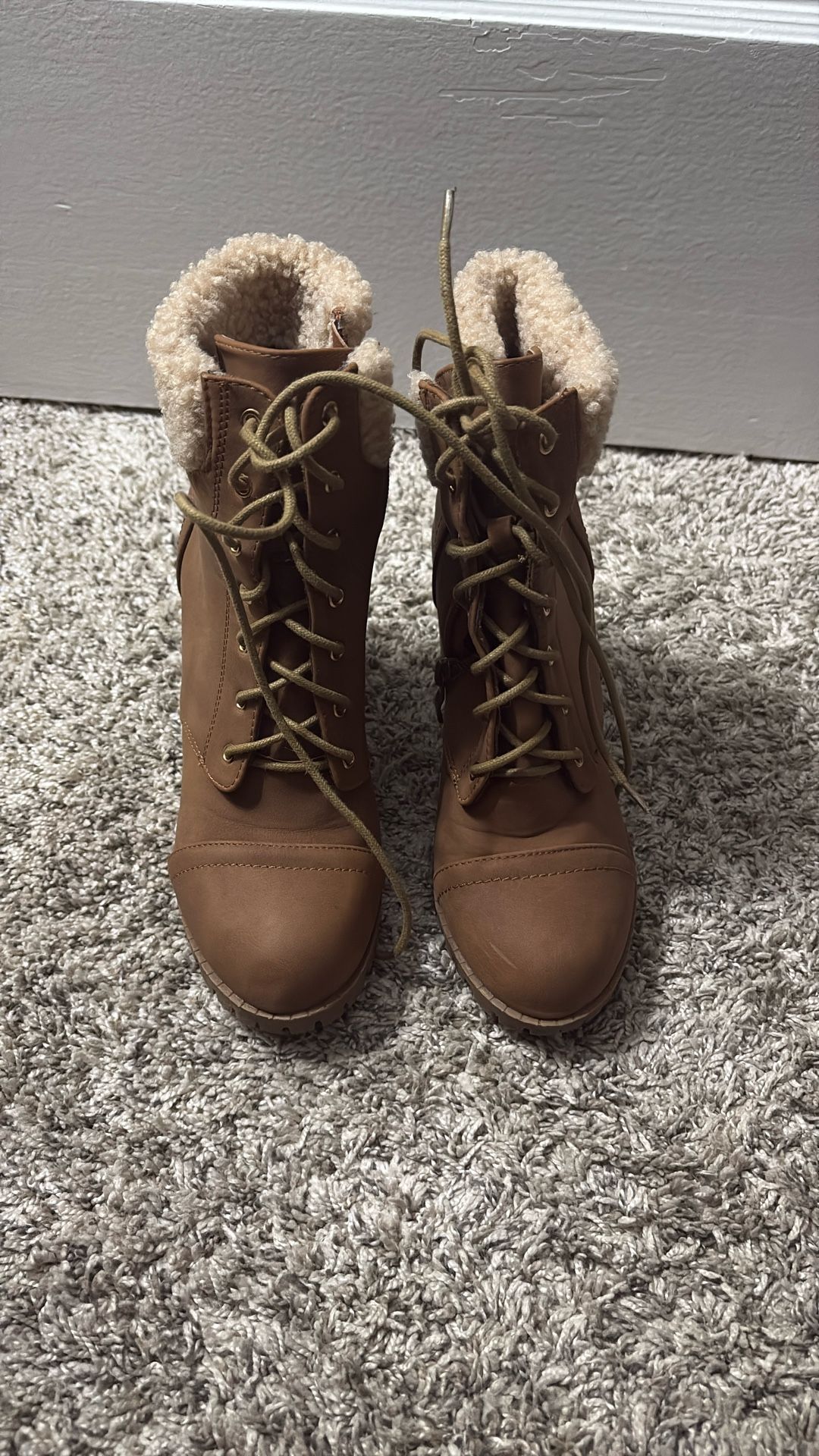 Fur boots