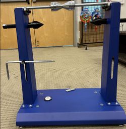 Motorcycle Wheel Balancer & Truing Stand - Static Balancer for Road, Sport &
Dirt Bikes - Blue