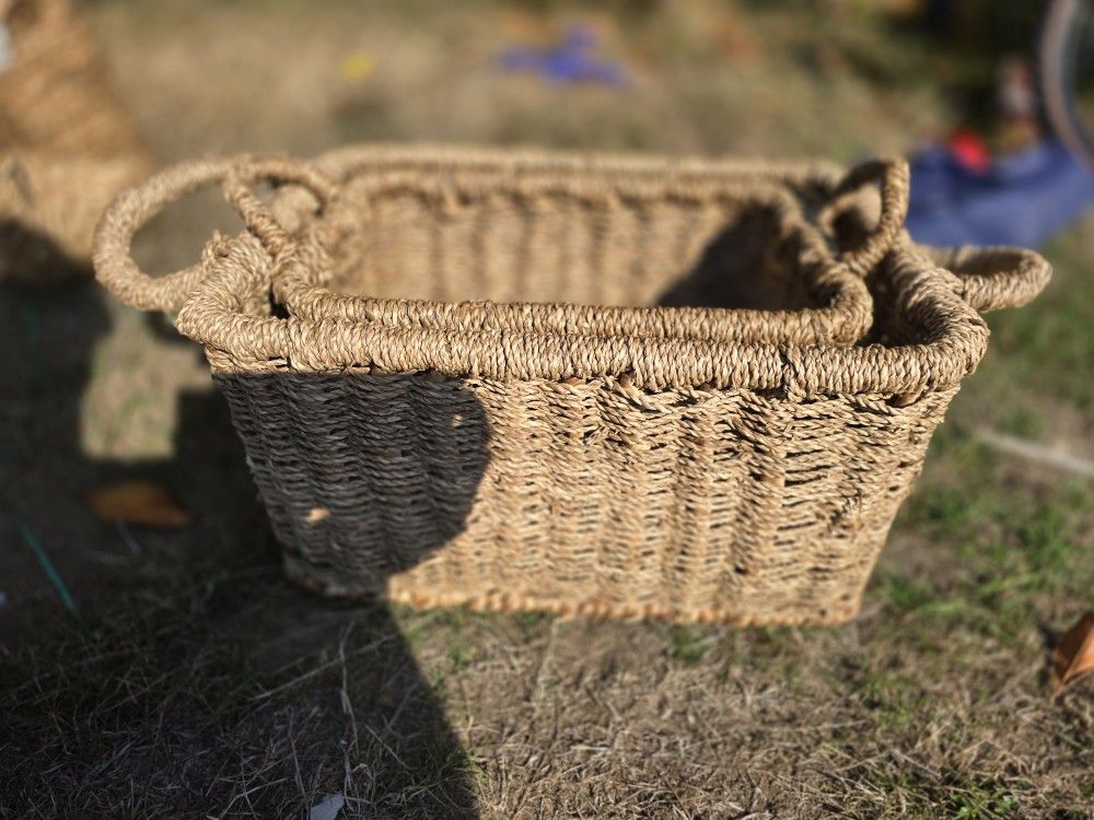 2 Wicker Baskets