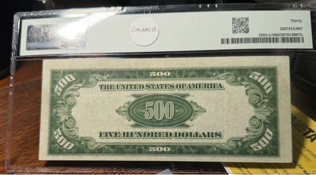 $500 note