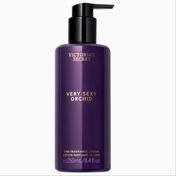 Victoria's Secret Very Sexy Orchid Fragrance Lotion, Notes of Blackcurrant, Orris Woods & Sheer Patchouli, Scented Body Lotion for Women (8.4 oz)