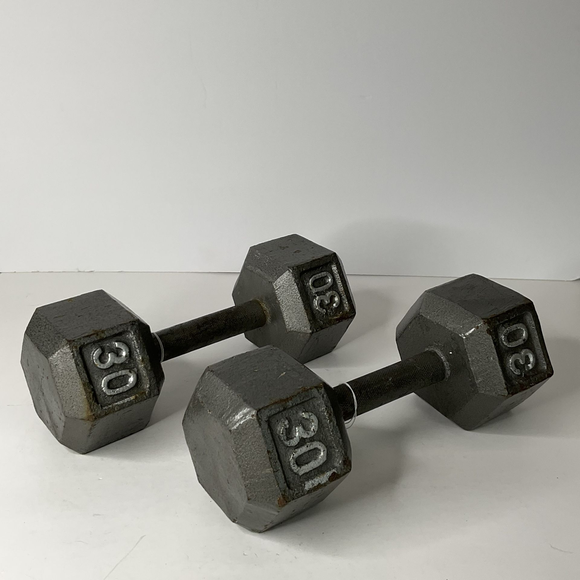 (2) 30LBS Dumbbell Weights