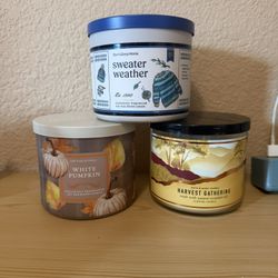 Bath And Body Three Wick Bundle