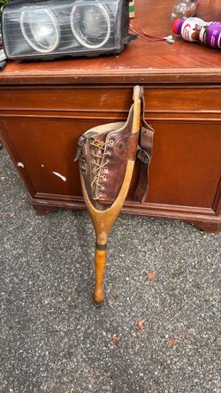 FREE wooden leg!
