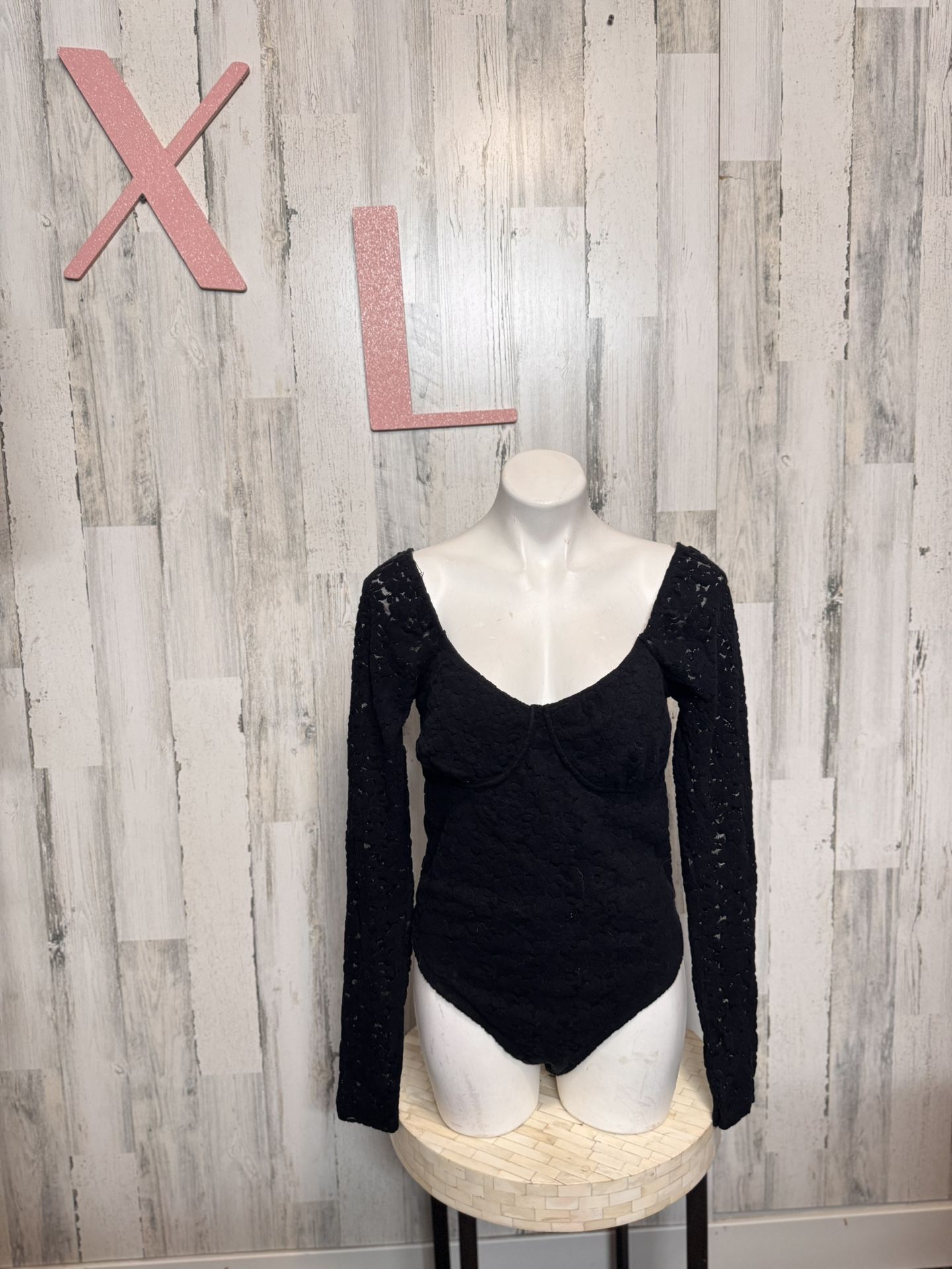 Wild fable black bodysuit size XL