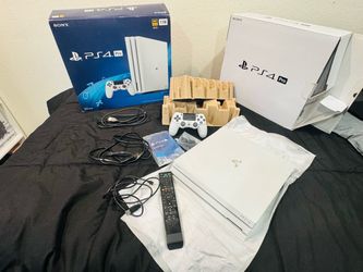 🎮 PS4 Pro 1TB Glacier White — Complete Original Set