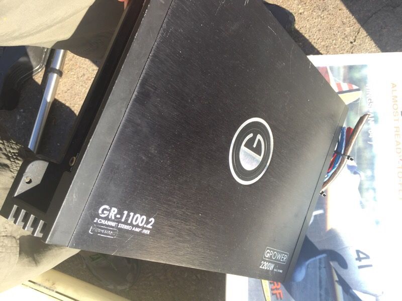 Gravity GR-1100.2 GPower 2200 watts amp