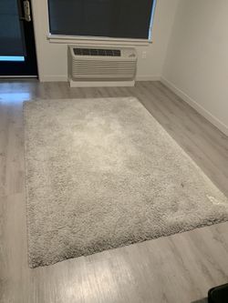 White rug