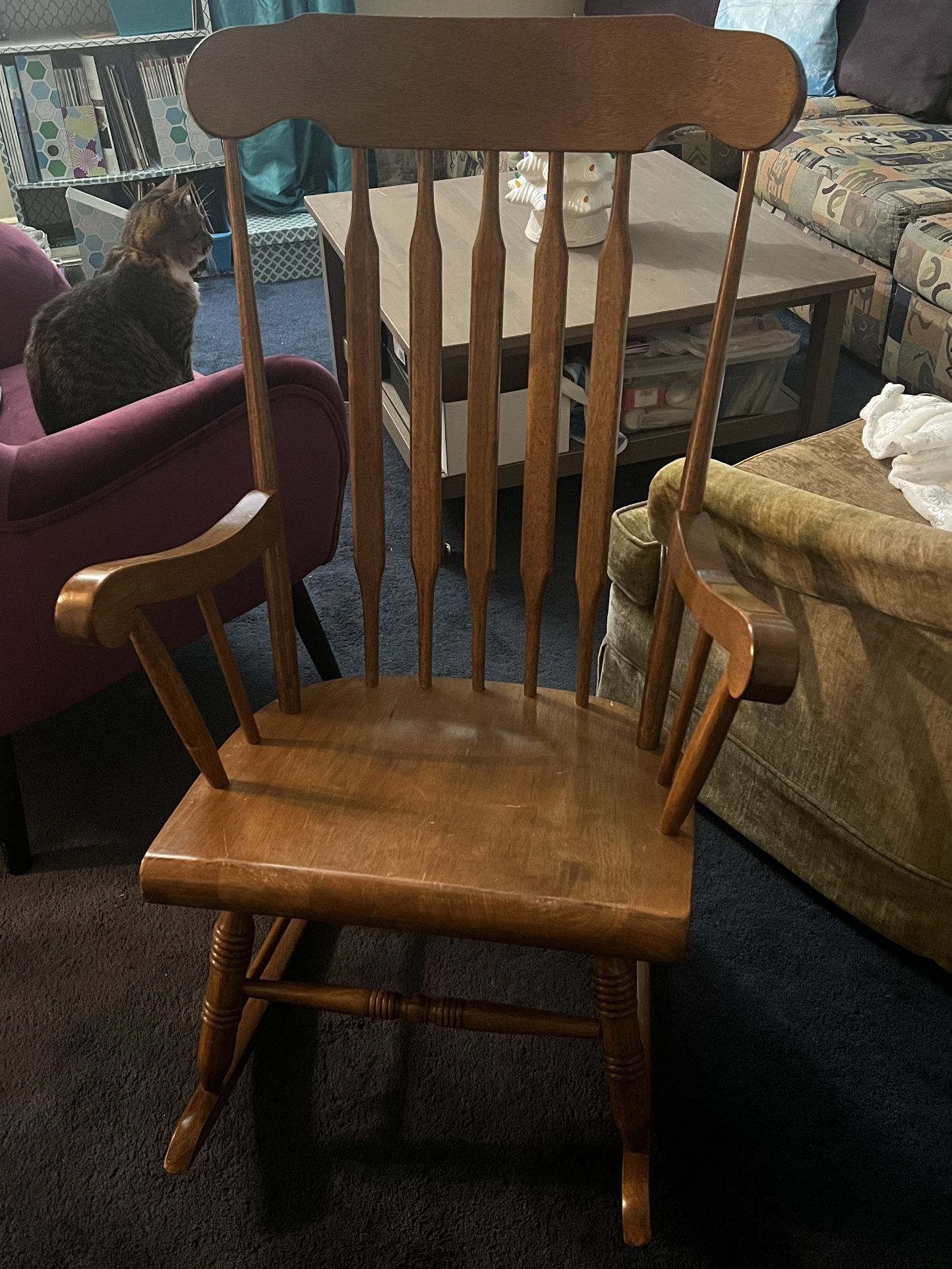 Solid Wood Rocking Chair