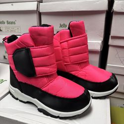 Warm and Waterproof Toddler Snow Boots for Outdoor Skiing - Girls Sizes Toddler to Little Kid