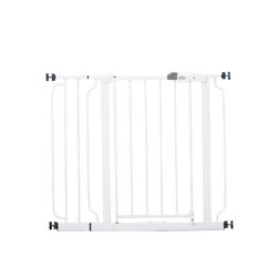 30” Regalo Metal walk through baby gate with 2 extenders and 4 Wall-Nannies