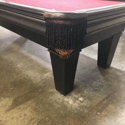 Pool Table Free Delivery 8 Ft With New Felt Any Color Includes Accessories 
