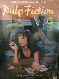 Pulp Fiction Original “Lucky Strikes” movie poster advance one sheet