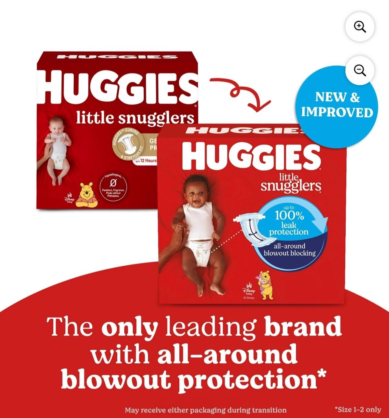 Huggies Little Snuggles Winnie The Pooh Size 1 (32 Count)