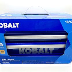 Kobalt Blue Mini Steel Tool Box 25th Anniversary Edition (contact info removed) (Brand New)