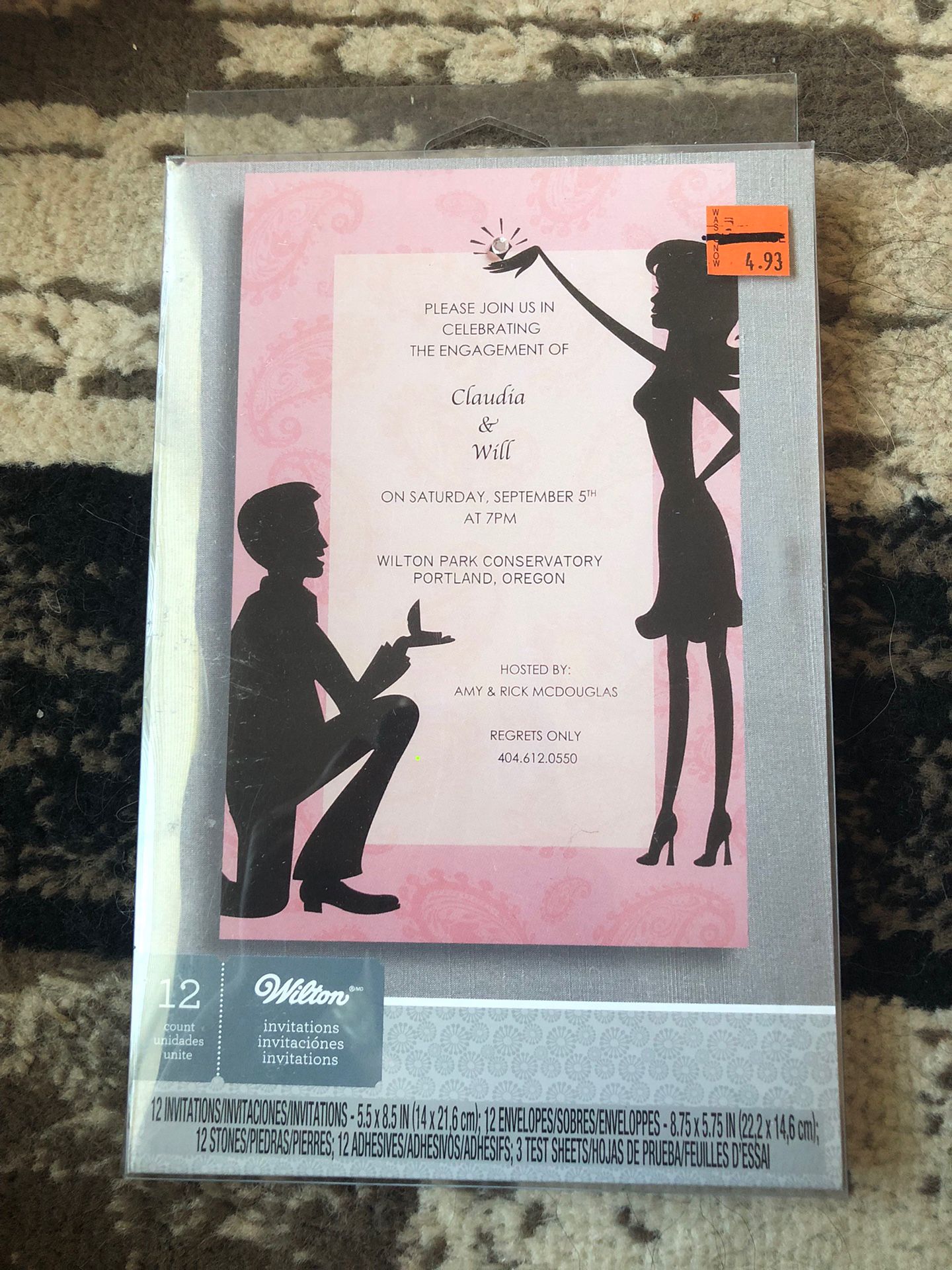 Wedding Engagement Party Invitations