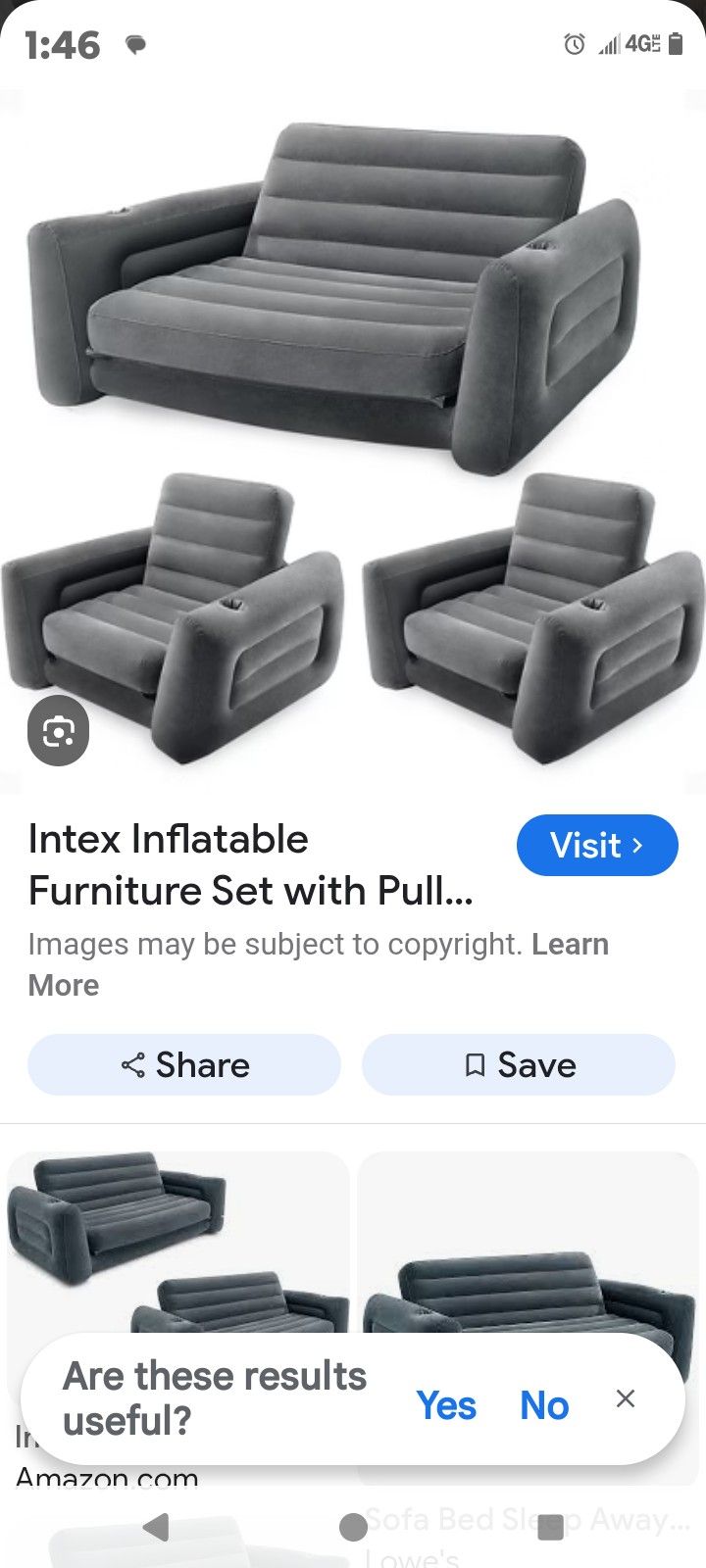 Intex Queen Sleeper Sofa. https://offerup.com/redirect/?o=SW5mbGF0YWJsZS5ORVc=