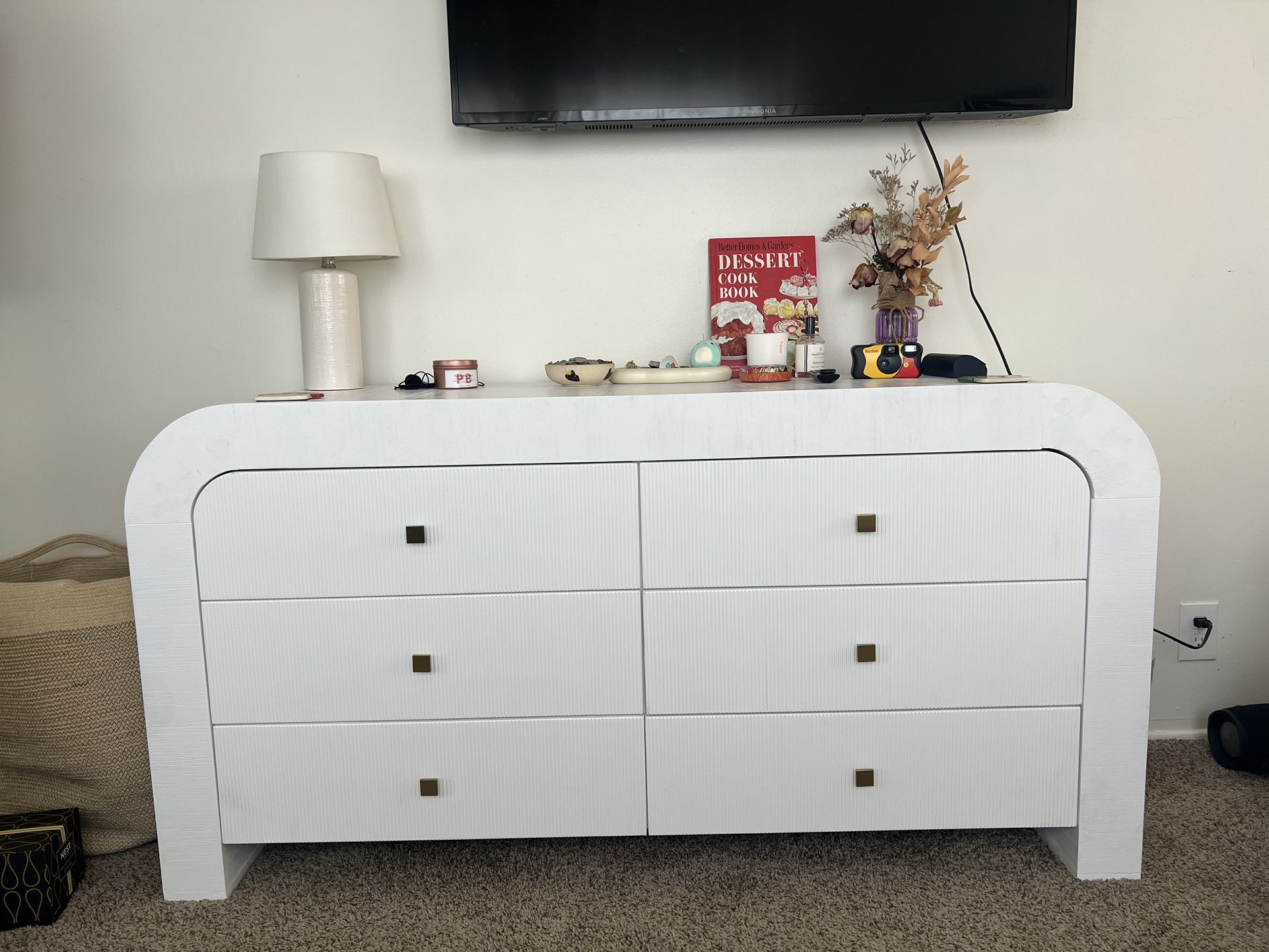 Burke Decor Hump 6 Drawer Dresser