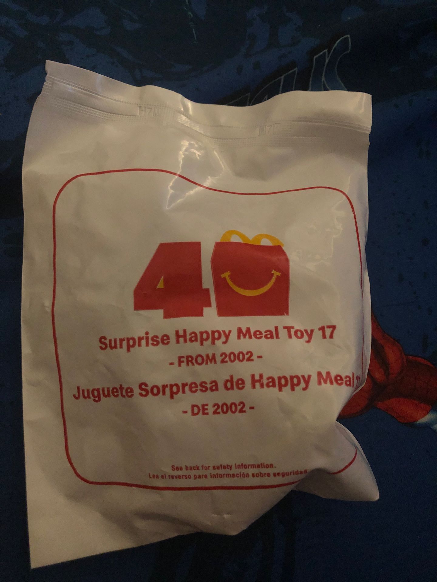 Unopened surprise happy meal toy collectible