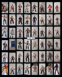 Huge Collection of WWE Action Figures